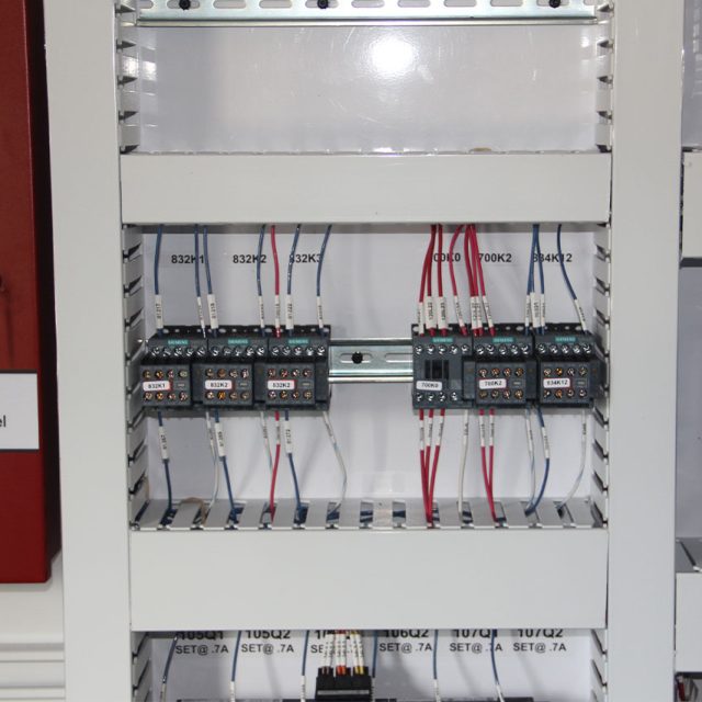 panel section of a portion of system integration equipment kept in e-house